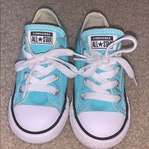 Light blue converse size 7 toddler